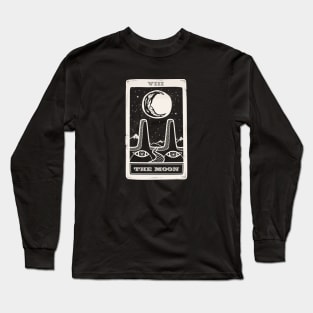 Tarot Card - The Moon Long Sleeve T-Shirt